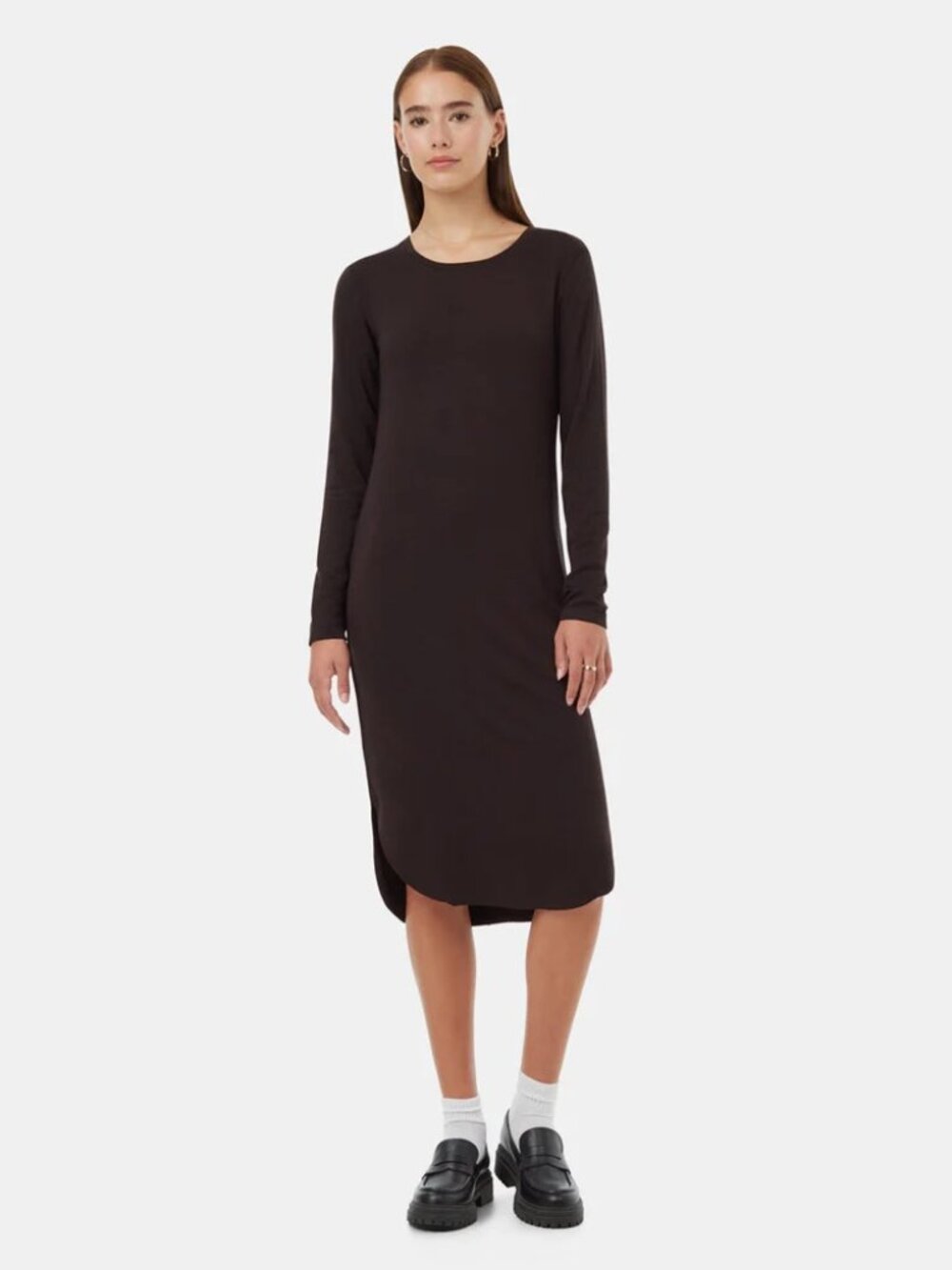 New Tentree black sweatshirt dress size L